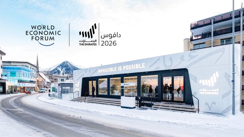 الإمارات تشارك في اجتماعات «دافوس 2026» بوفد من 100 شخصية
