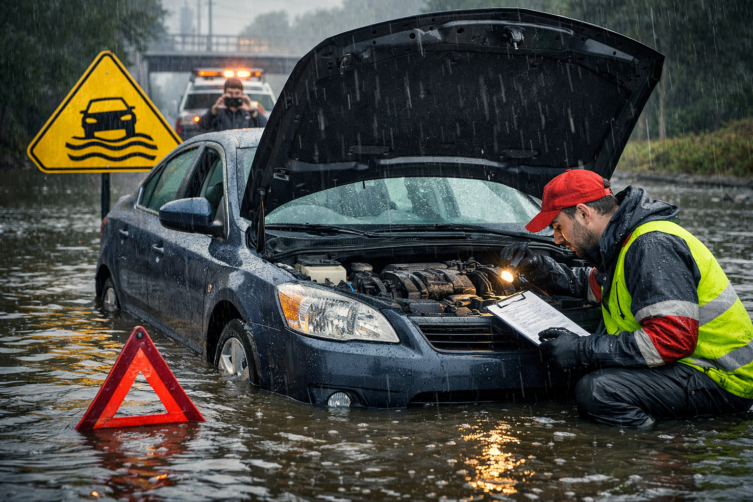 إجراءات وقائية لتجنب تلف السيارة أثناء الأمطار الغزيرة