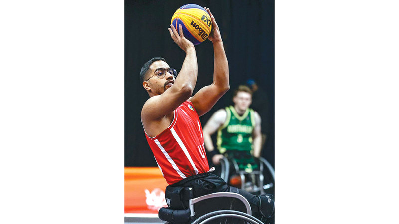 تحدى الشلل الدماغي وصنع المجد.. منصور النقبي يكتب قصته مع سلة الكراسي المتحركة