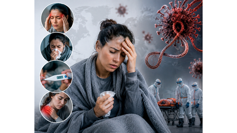 6 أعراض أوّلية لـ «إيبولا» تتشابه مع «الإنفلونزا»