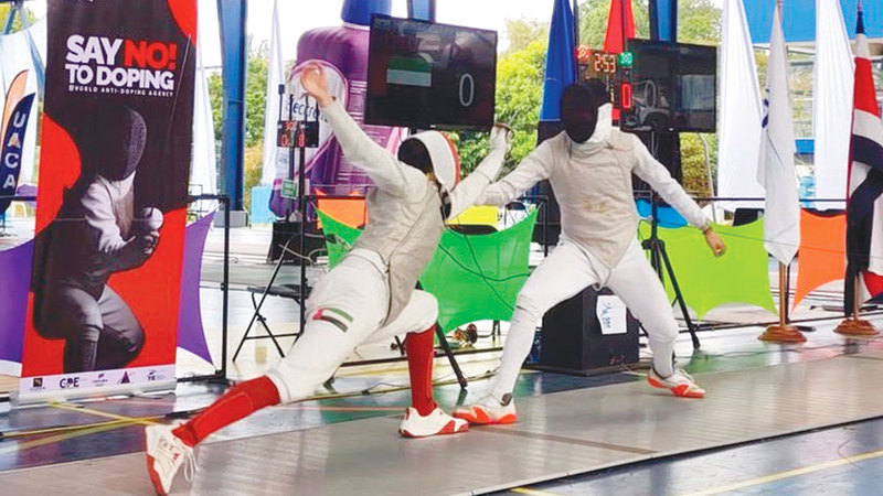 البلوشي: تشجيع والدتي قادني إلى قائمة أفضل 20 مبارزاً في العالم