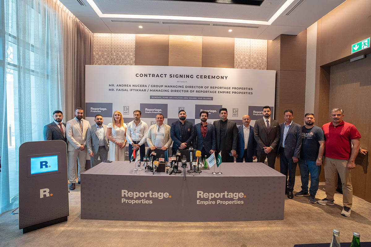 استثمارات مبدئية بـ 300 مليون دولار .. اتفاقية تعاون بين «ريبورتاج العقارية» و«إمباير هولدينج باكستان»