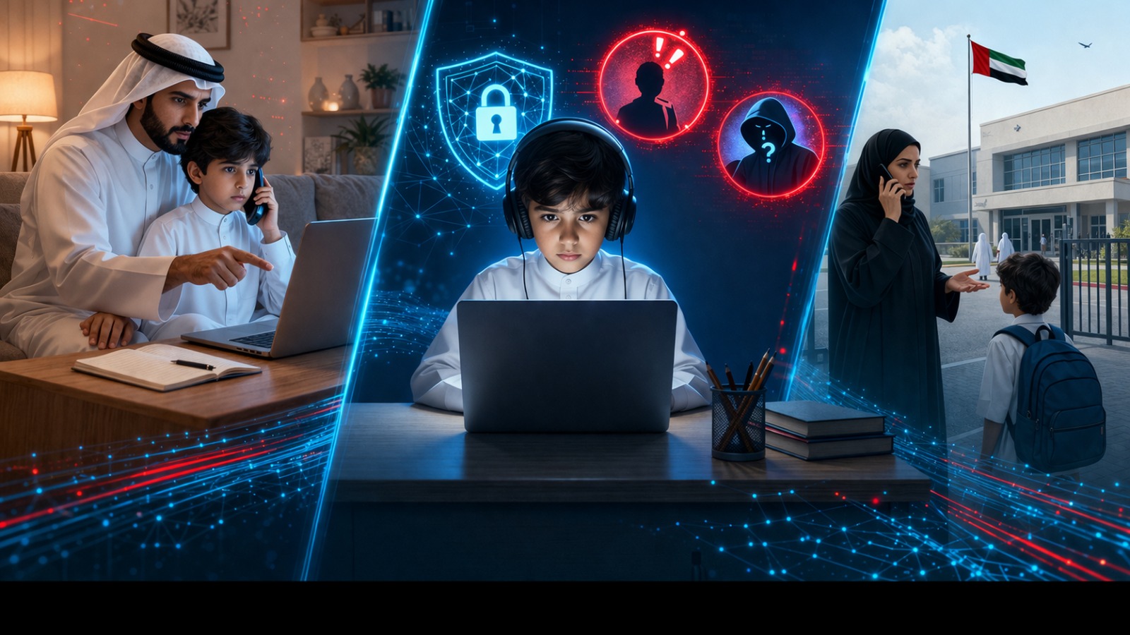 أثناء التعلم عن بُعد.. 3 حالات تستدعي تواصل أولياء الأمور مع المدرسة