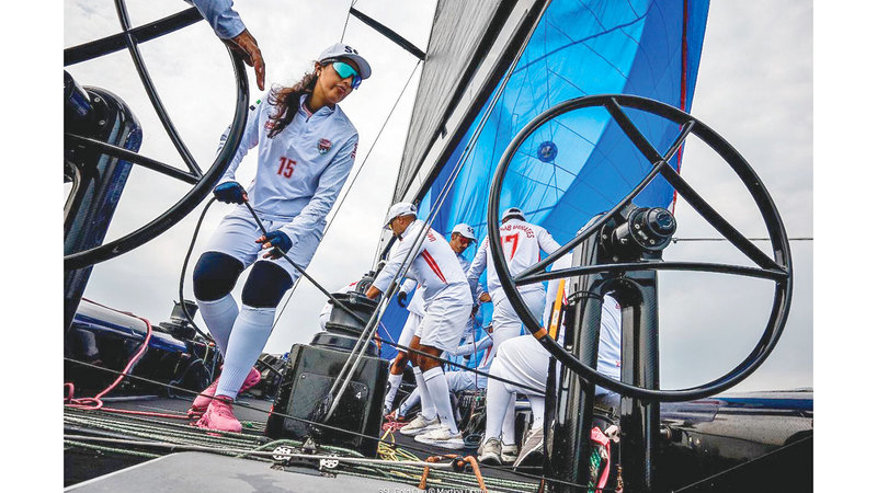 الجازي المحيربي.. أول إماراتية تخوض تحدي يخوت «SSL 47»