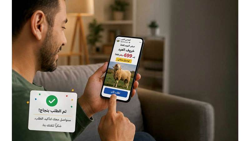إعلانات مضللة تستدرج الضحايا بأسعار مغرية لشراء «أضاحي العيد»