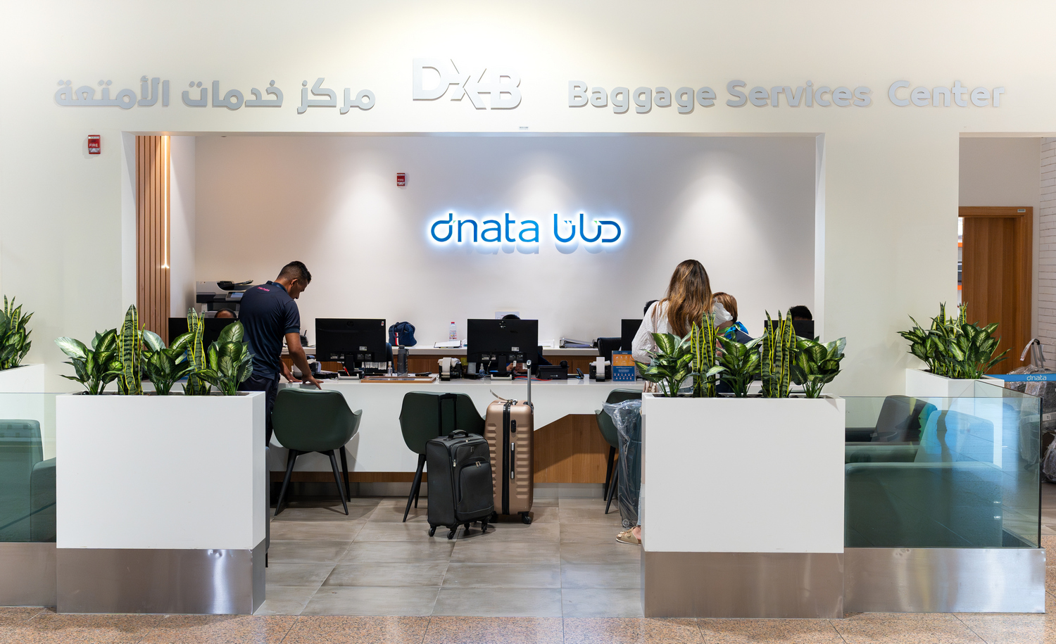 مطارات دبي تفتتح مركزاً جديداً لخدمات الأمتعة في مبنى المسافرين 2