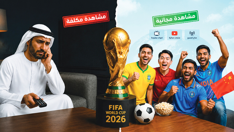 549 درهماً أقل كلفة لاشتراك مشاهدة كأس العالم في الشرق الأوسط